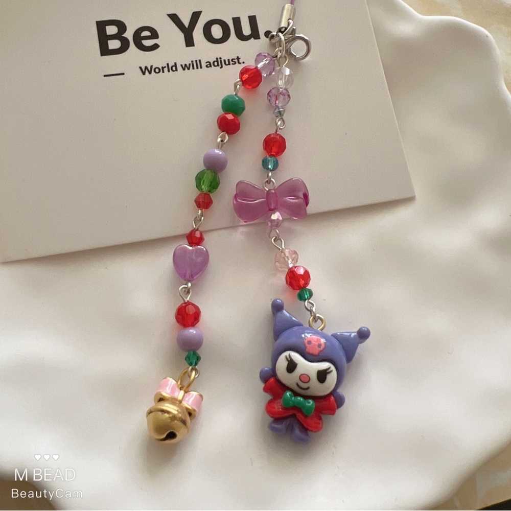 Sanrio purple Kuromi phone charm